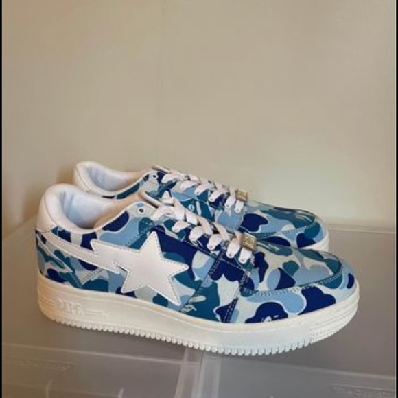 Bapesta ABC Camo Blue